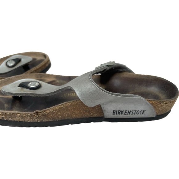 Brikenstock Silver Arizona Sandal 8.5 39 - Picture 5 of 6
